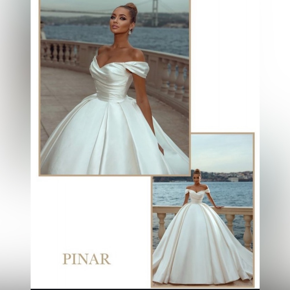 Pinar Wedding Gown *professionally cleaned and preserved*